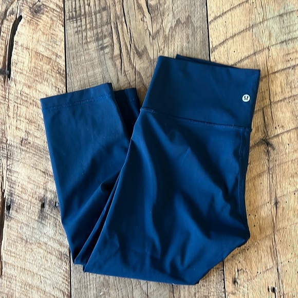 lululemon athletica Pants - lululemon Wunder Under Navy Leggings